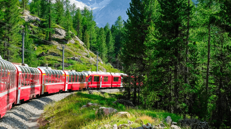 Bernina Ekspresi ile İsviçre Turu