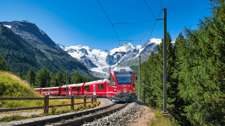 Bernina Ekspresi ile İsviçre Turu