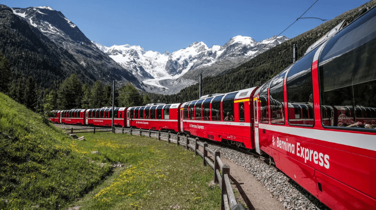 Bernina Ekspresi ile İsviçre Turu