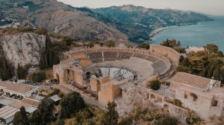 Pompei Antik Tiyatro Stjephan Hauser Konseri Turu